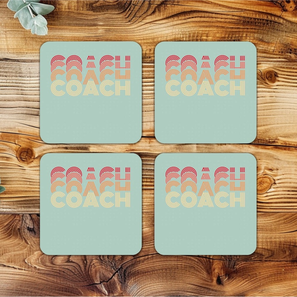 NIP HANDMADE FASHION Set of 4 Ceramic Drink Coasters
